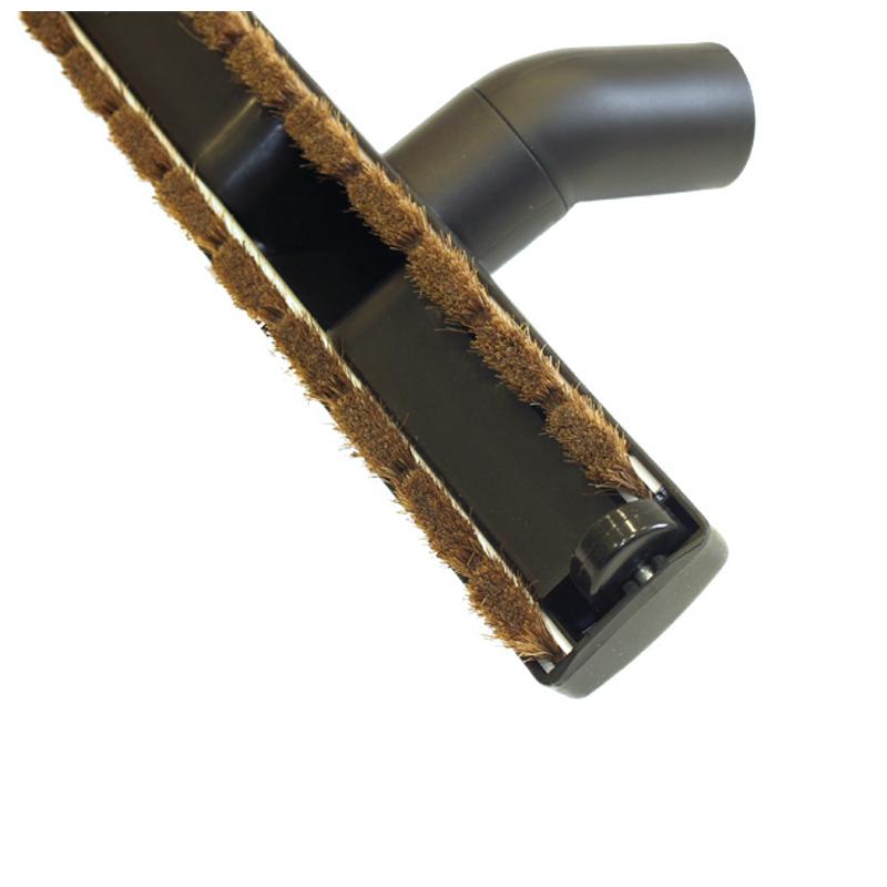 Hartbodenbürste mit Naturhaar und Rollen