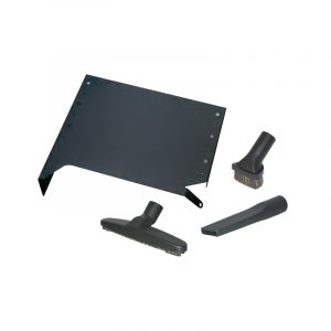 VROOM Garagen -Montageset inklusive Decken- bzw. Wandhalterung für Vroom, ­Hartbodendüse 25 cm, Möbelbürste, Fugendüse.